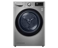 LG 9 Kg Tumble Front Load Dual Dryer, LED Display Dual Inverter Heat Pump Eco Hybrid Color Silver Model – RH90V9PV8N